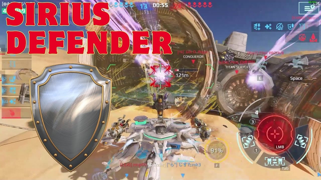 Sirius Fight/ Open Blue Data/ war robots gameplay
