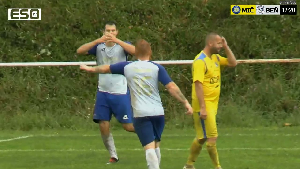 HIGHLIGHT: TJ DRUŽSTEVN&Iacute;K MIČIN&Aacute; - TJ SLOVAN BEŇU&Scaron;, 31.8.2025