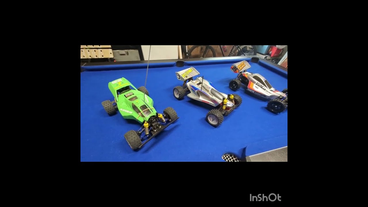 Tamiya 4wd buggy comparison. Terra Scorcher, Manta Ray and Egress on the side!