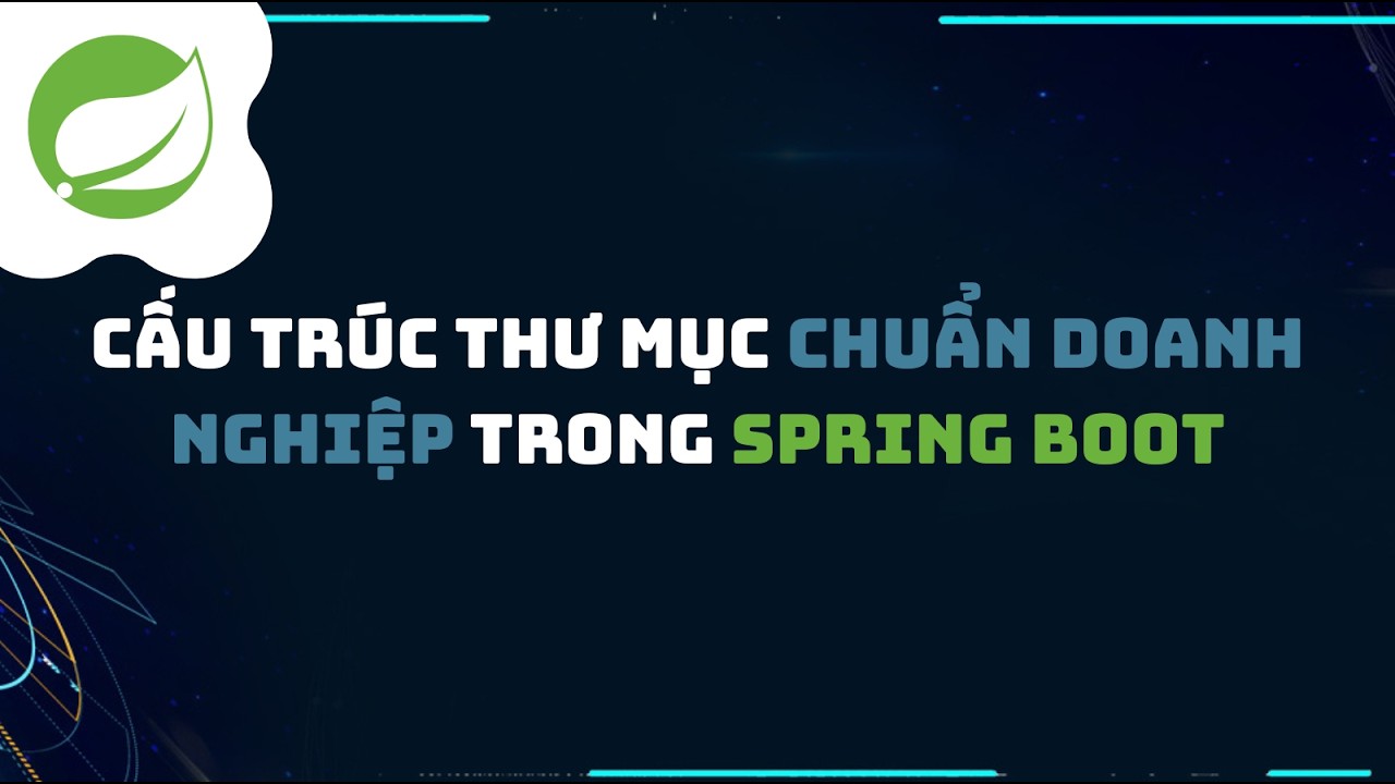 Cấu trúc Thư Mục Chuẩn Doanh Nghiệp trong Spring Boot 🏢