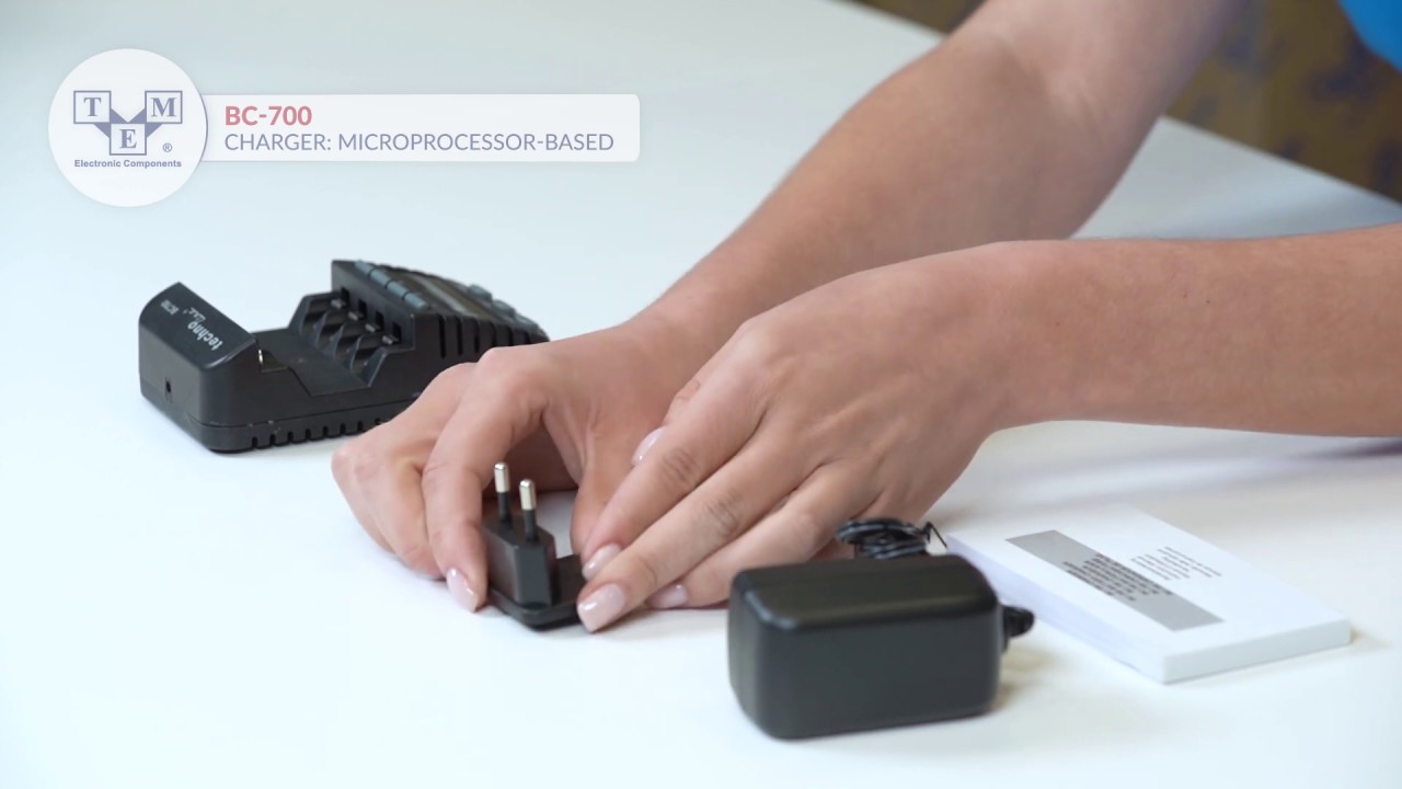 BC-700 - Charger: microprocessor-based - UNBOXING