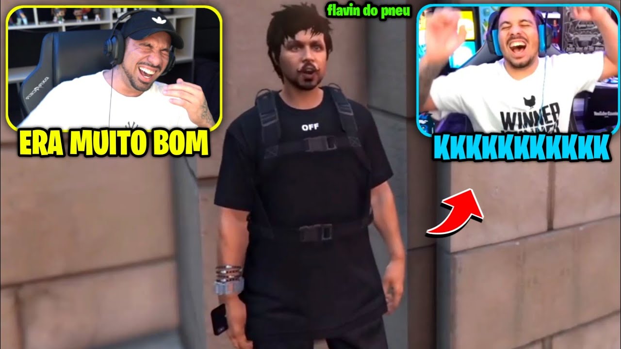 PIUZINHO REAGINDO A MELHORES MOMENTOS DO GTA RP