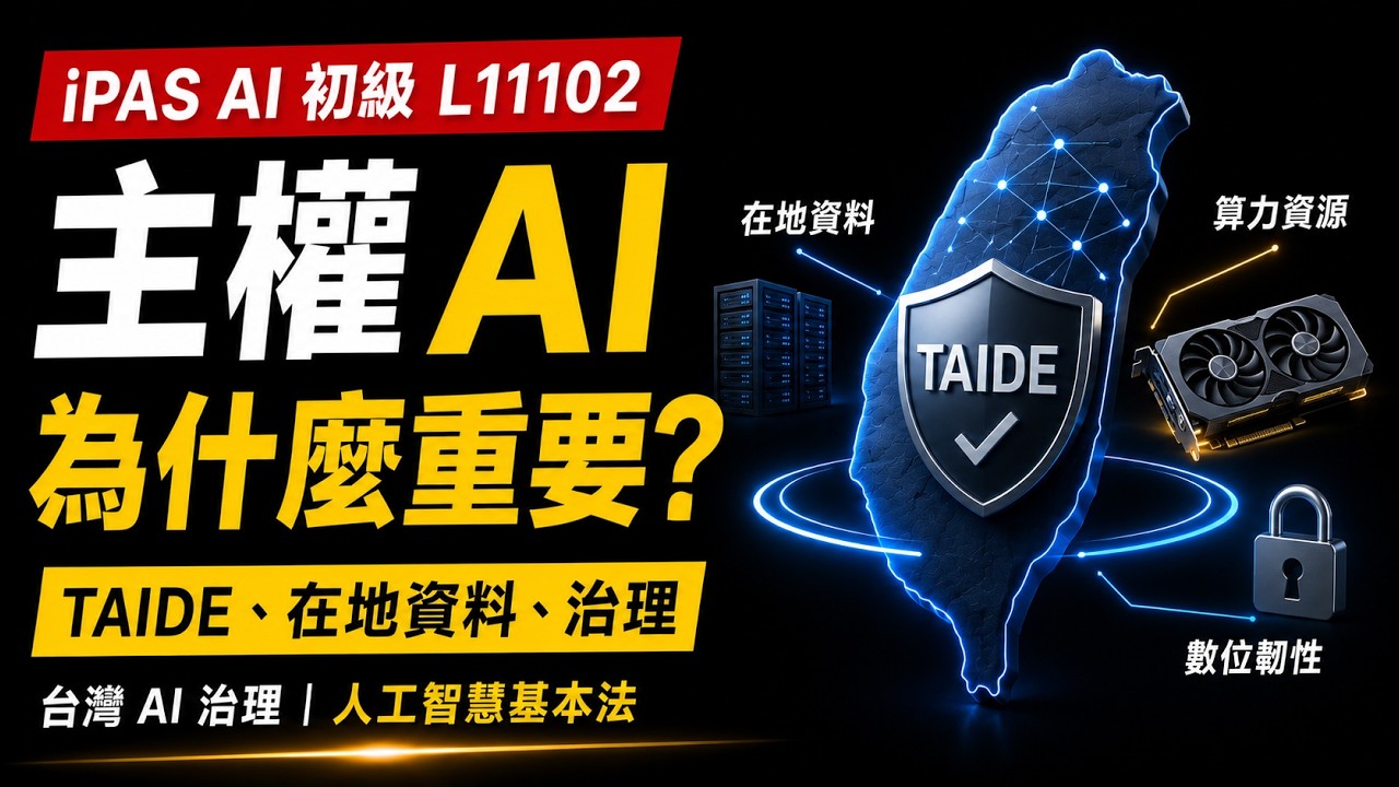 主權 AI 崛起！台灣如何打造自己的大型語言模型 (TAIDE)？ (L111-07)