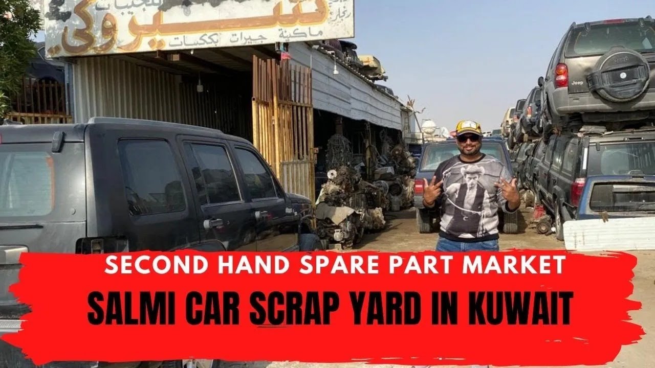 Salmi Kuwait Scrap Yard Tour 🔧 | Cheapest Second-Hand Car Parts in Kuwait!