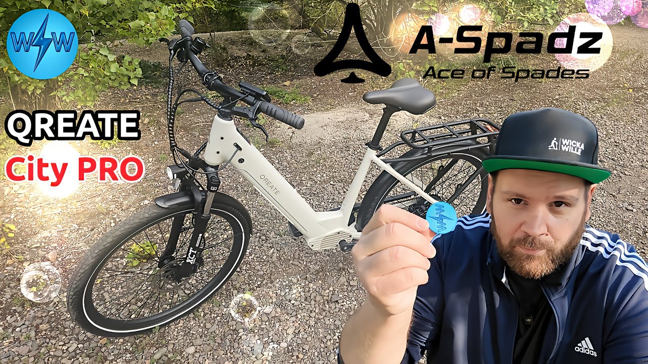 A-Spadz QREATE City Pro 🔥 Premium City eBike 🔥 25 km/h, 250 Watt, Tiefeinsteiger 2025, aspadz air