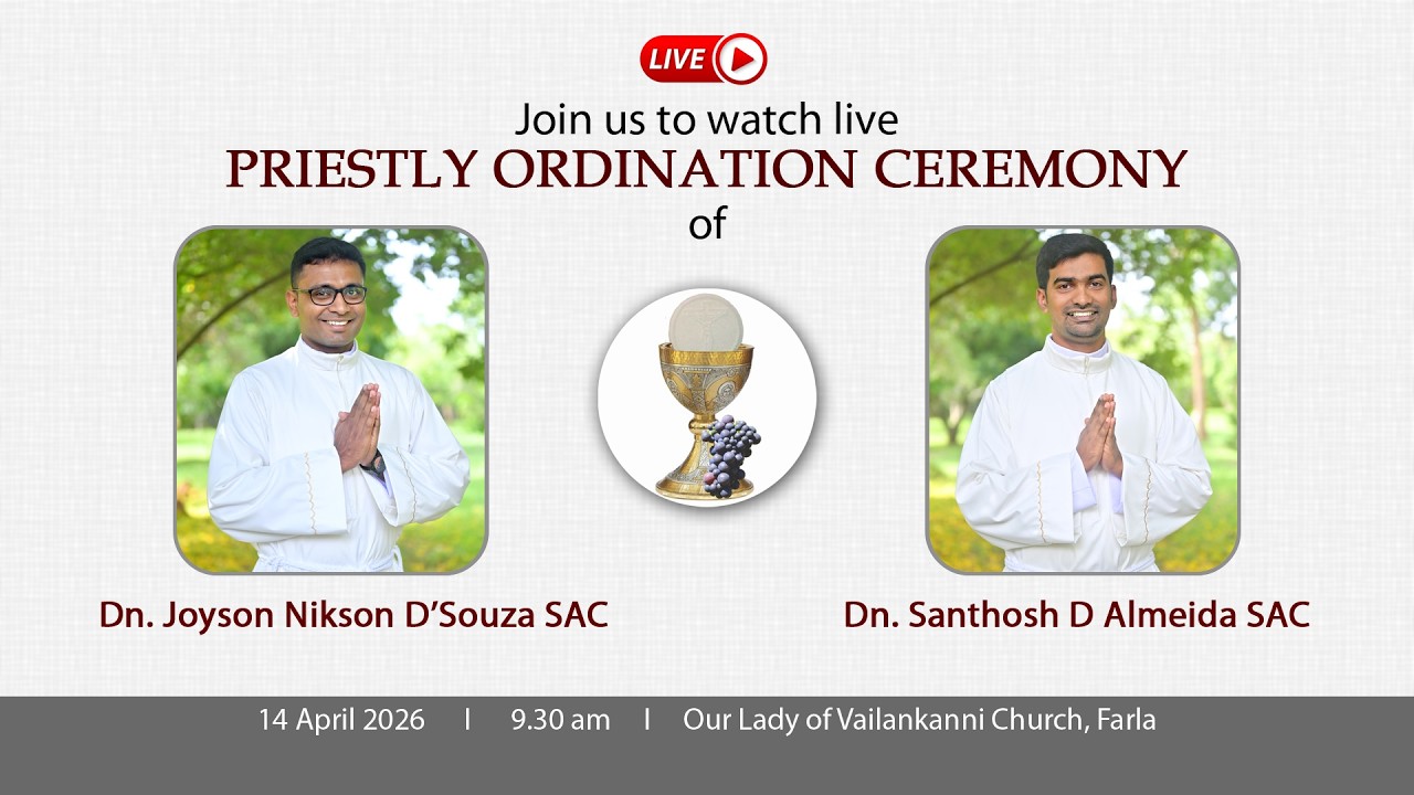 Priestly Ordination Ceremony  I 14-4-2026 I Our Lady of Vailankanni Church, Farla