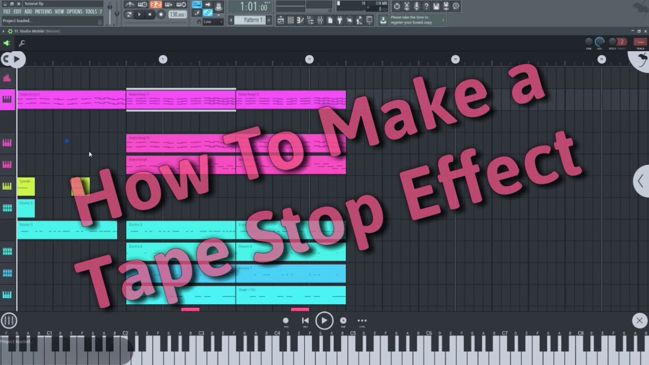 Easy way to make Tape Stop Effect-UPDATED(Fl Mobile 3)