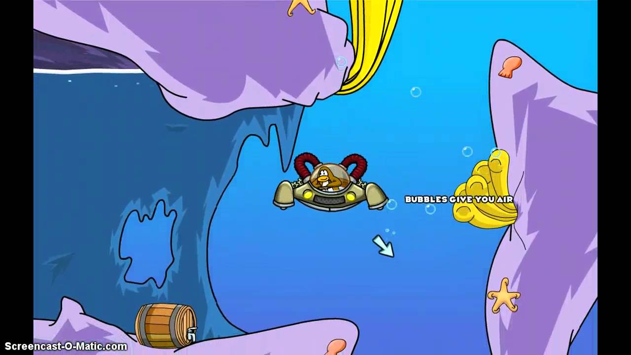 How To Get The Rare Treasure In Soda Seas Club Penguin