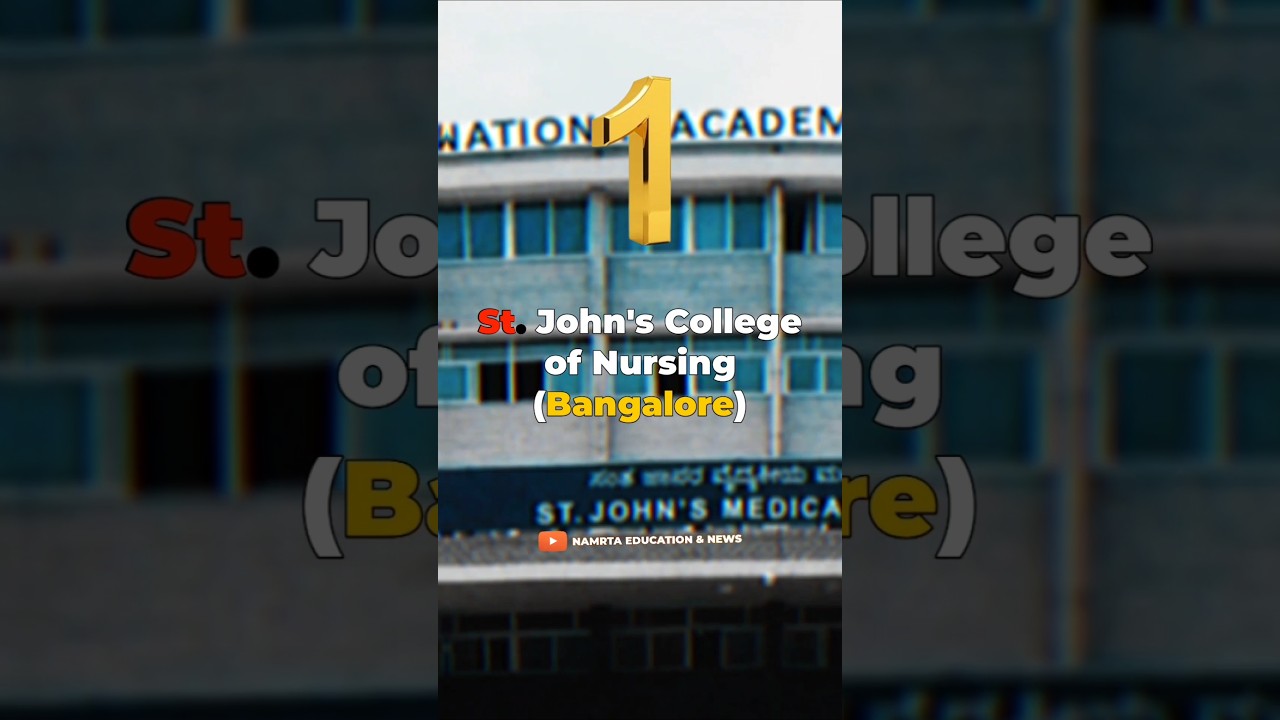 Top 5 Nursing College In Bangalore 2025 #topcollegeinindia #bangalore #shorts