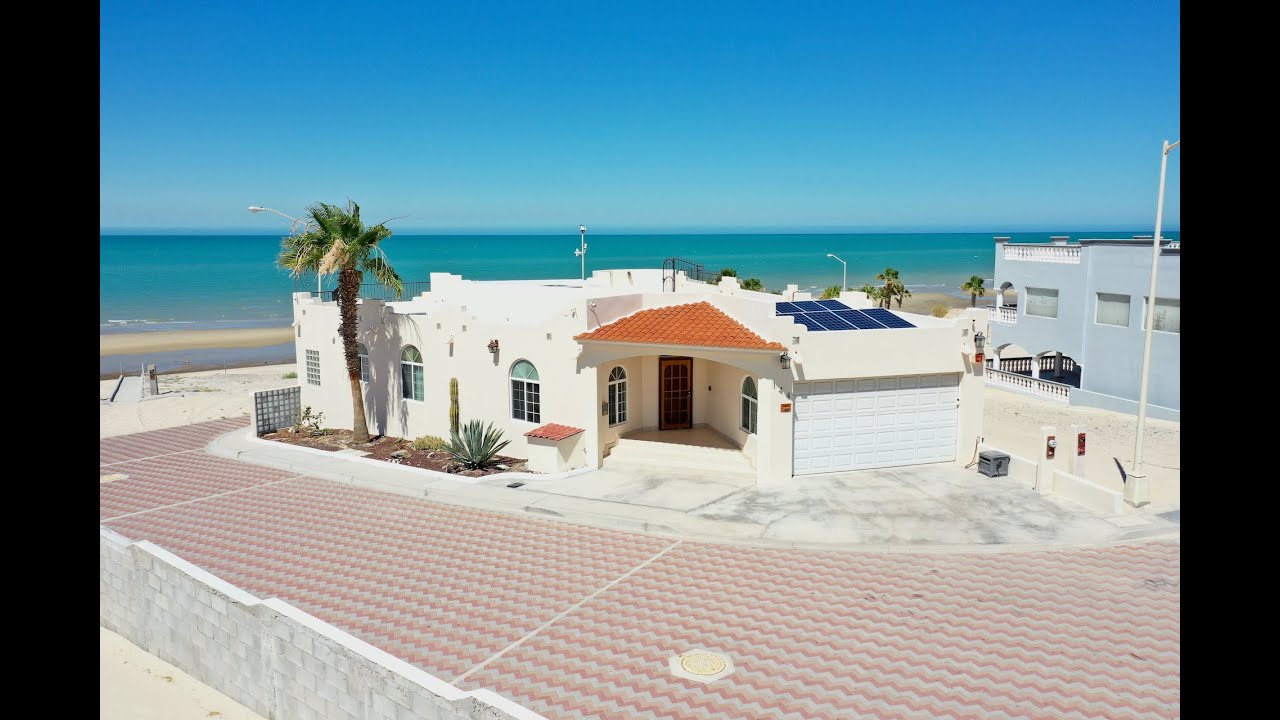 San Felipe, Baja California, Mexico Seaside Home For Sale, Watch in HD!