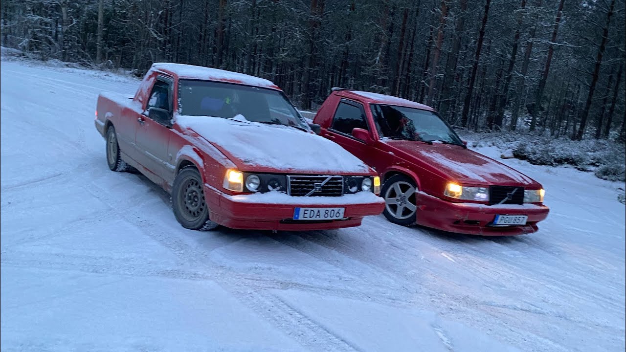 Hämtar en ny motor till Oscars A-traktor (Det går vilt till)