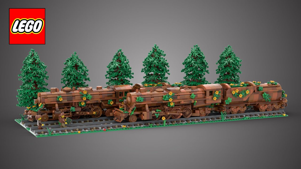 Could this be the next lego train set?(Abandoned Steam Locomotives at a Mysterious Train Graveyard )