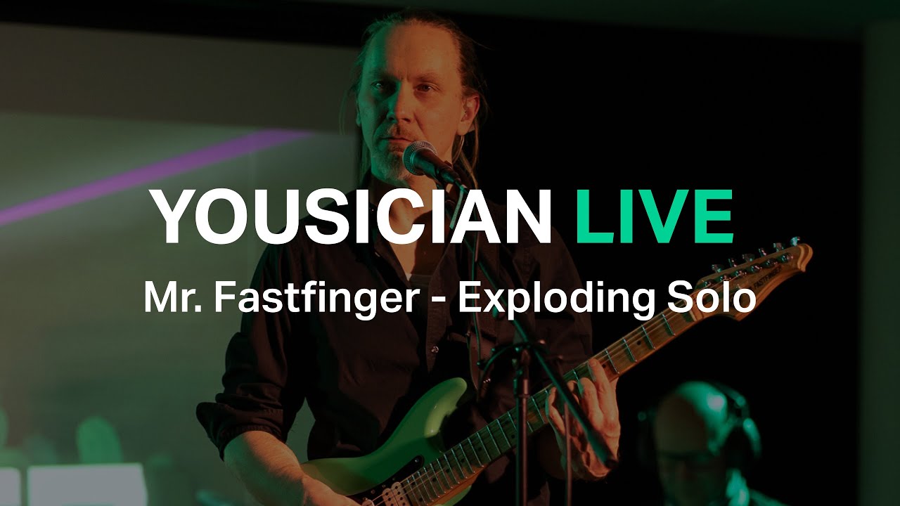 Mr. Fastfinger Live @ Yousician &ndash; Exploding Solo