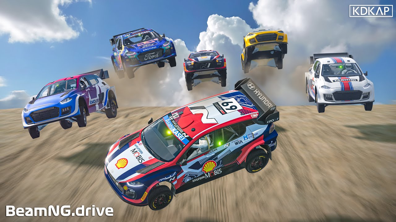 Rally & Rallycross Crashes #3 | BeamNG.drive