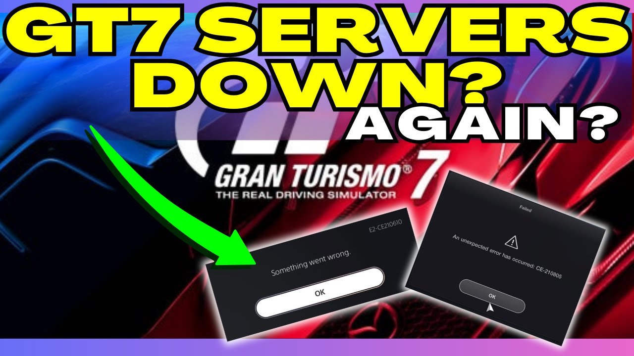 GT7 - Servers Down? Again...Or PlayStation Network?