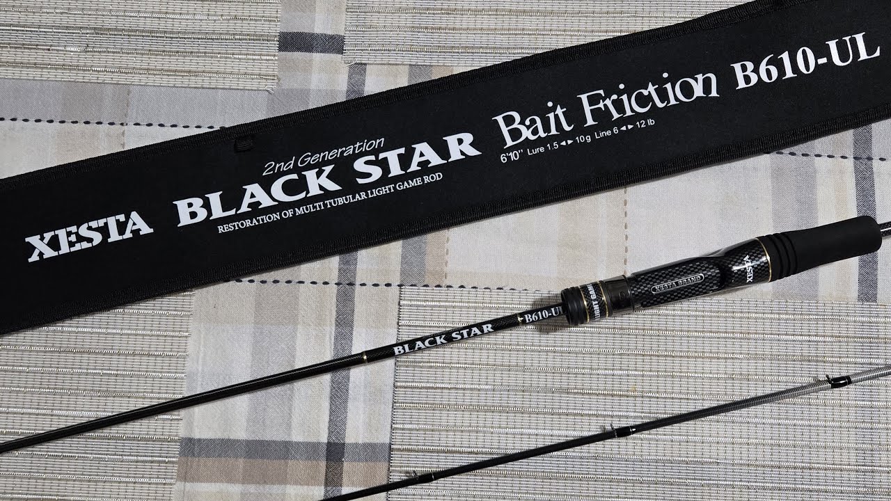 Ультралайт кастинг  XESTA BLACK STAR 2ND GENERATION B610 UL.