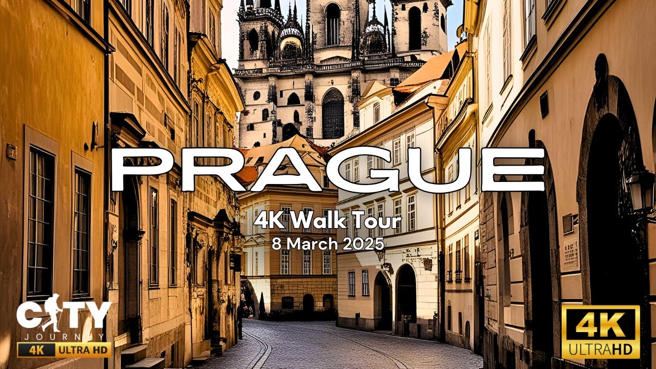Prague 4K Walking Tour (March 2025) | Exploring Prague Old Town | Hidden Gems & Iconic Landmarks
