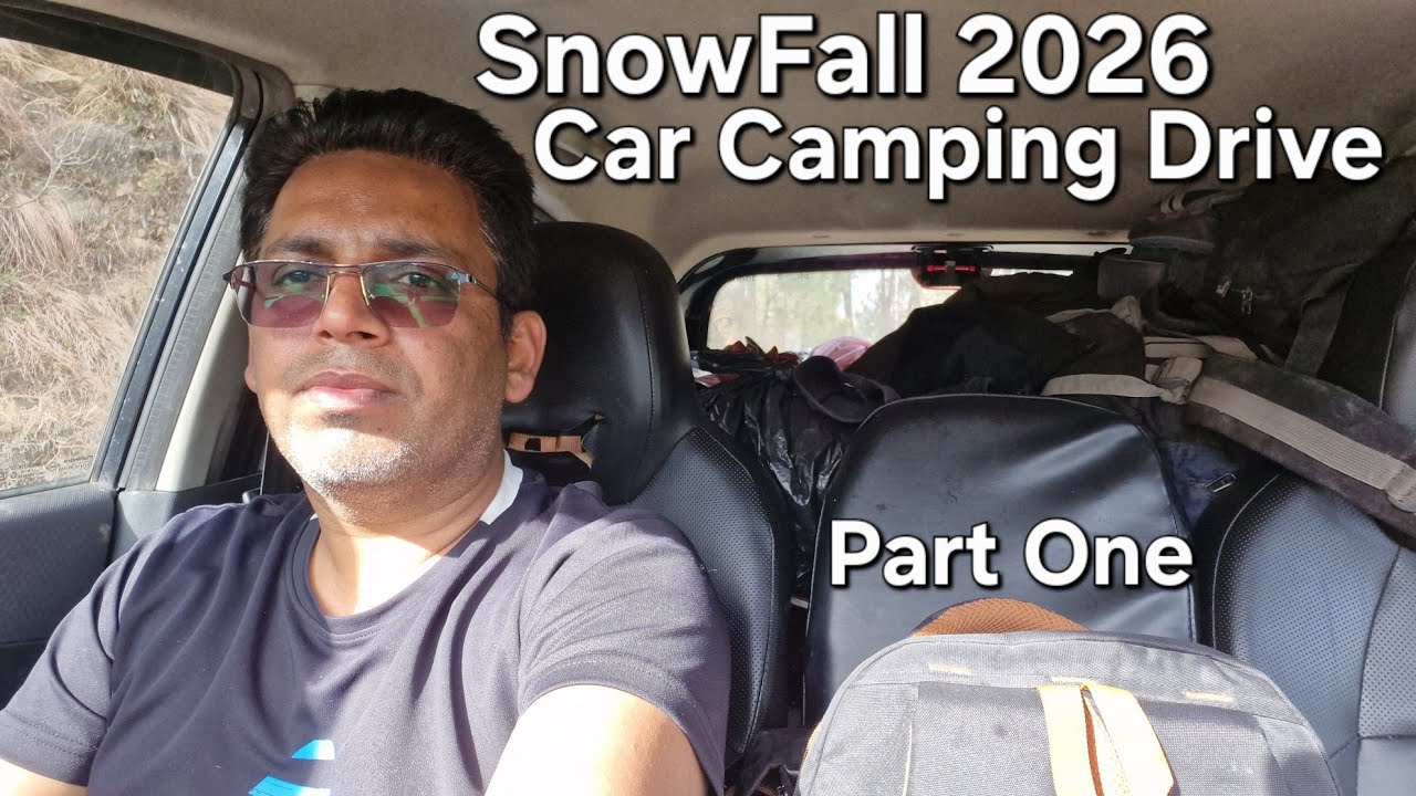 SnowFall 2026 Car Camping Drive, Manali Tirthan Valley Shangarh Shangchul Mahadev, Himachal Pradesh.