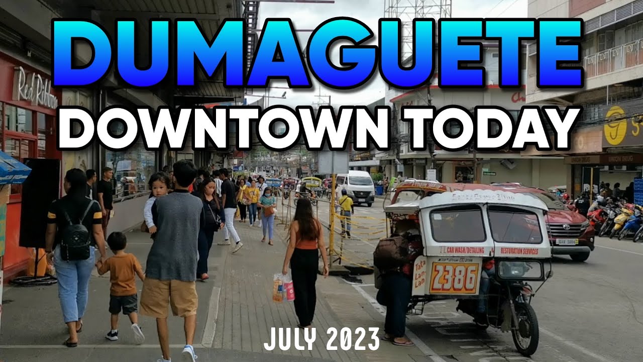 DUMAGUETE CITY WALK TOUR | Walking in Dumaguete Main Downtown | Exploring Dumaguete Philippines 🇵🇭