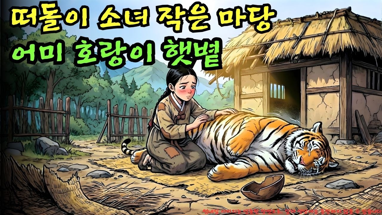 👉 떠돌이 소녀가 허름한 움막 앞 작은 마당을 어미 호랑이에게 내주었다… 그런데 이 선택은 과연 위험하지는 않았을까? | 야담 |옛날이야기 |민담 |전설 | 설화