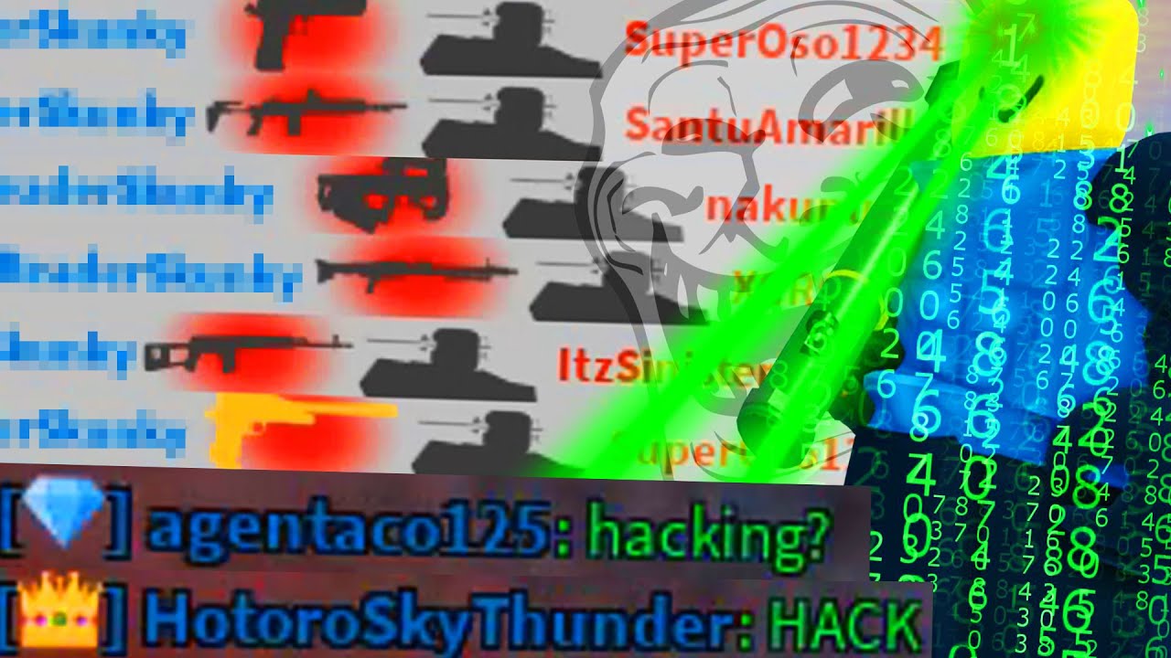 biggest cheater in roblox arsenal...