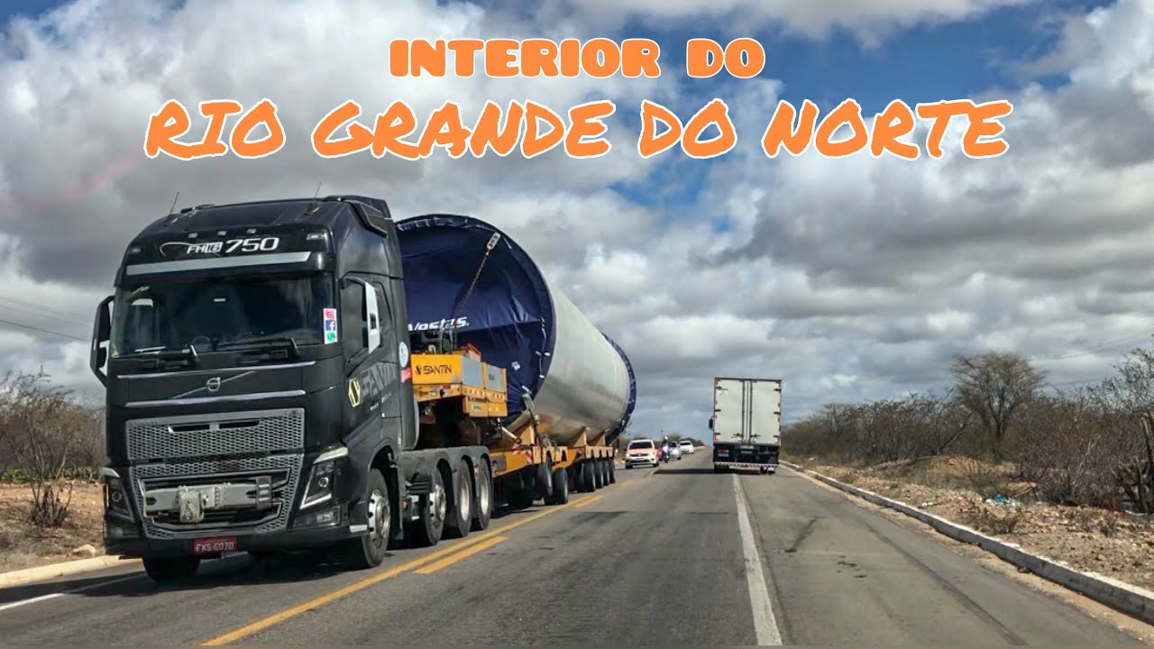 FAZENDO O TRECHO NATAL/ SERRA DE MARTINS-RN. TEM MUITA ESTRADA SEM ACOSTAMENTO!