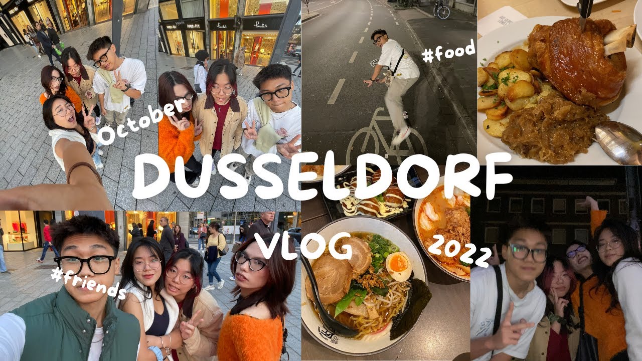 Đi chơi ở Đức cùng mình - Dusseldorf vlog | du học Hà Lan |