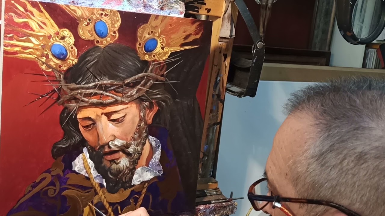 55 COMO PINTAR BORDADOS EN ORO POR LUIS RIZO PINTOR
