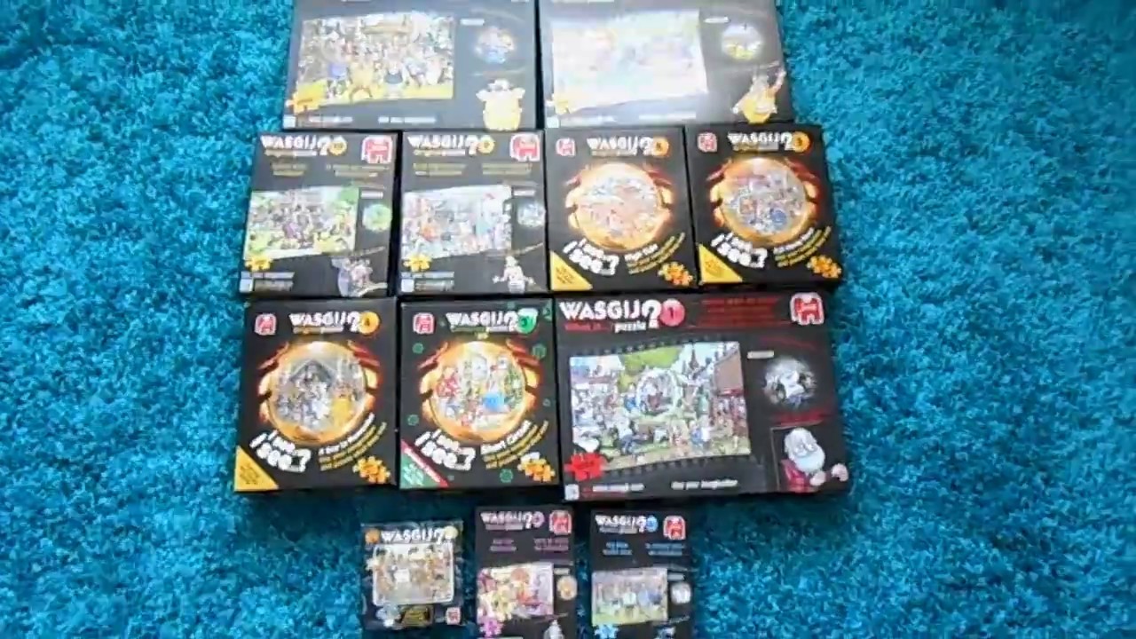 JOBLOT OF 12 MIXED JUMBO WASGIJ WASJIG ORIGINAL MYSTERY JIGSAW PUZZLES VGC COMPLETE CONDITION