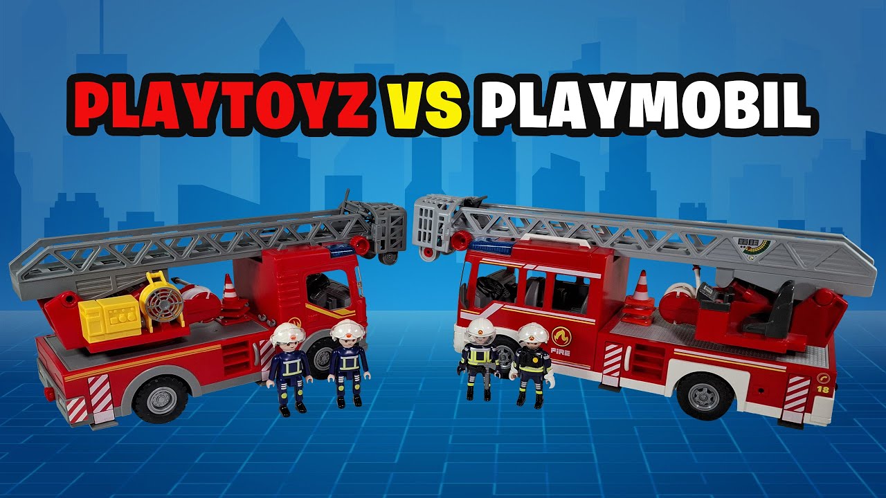 🚒 ¡La COPIA vs el ORIGINAL! Playtoyz vs Playmobil 🕵️