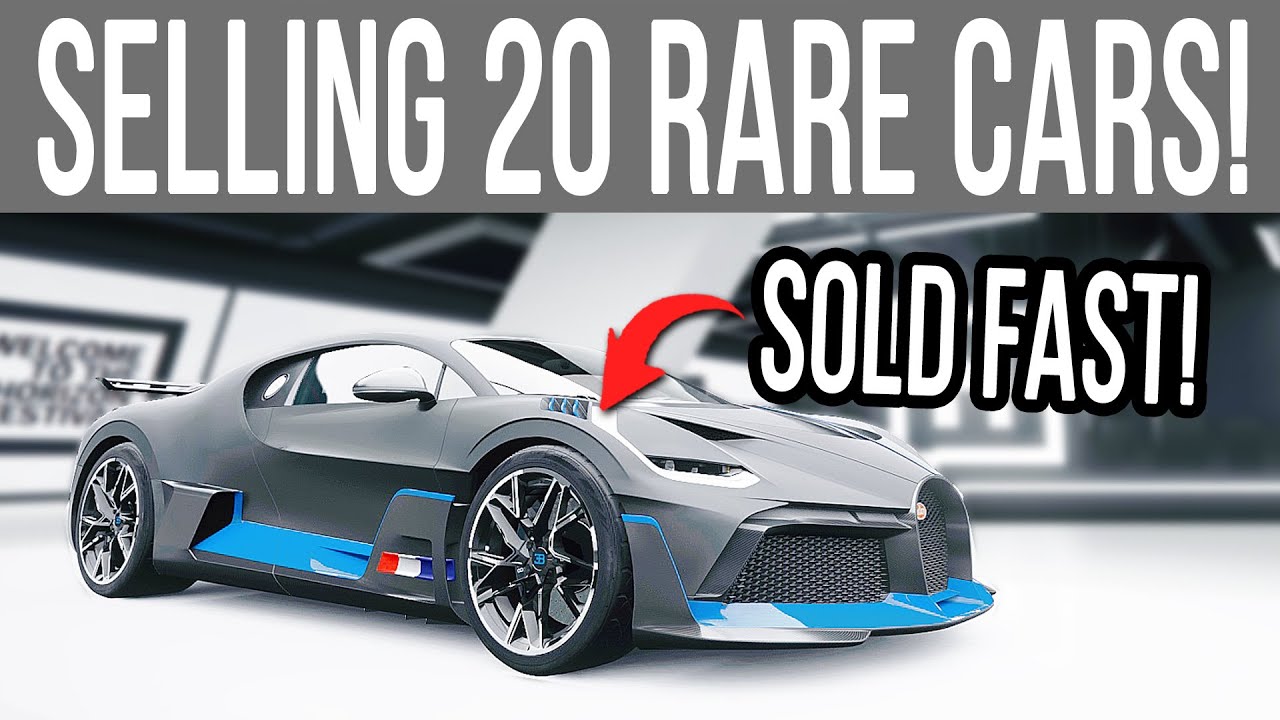 Forza Horizon 4 - Selling 20 RARE Cars in the Auction House! How Fast Until they're ALL SOLD?