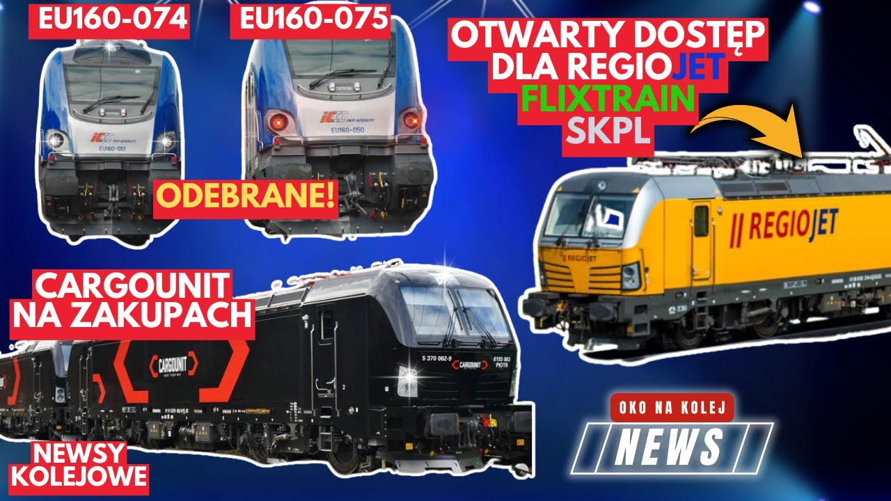 Griffiny odebrane, Flixtrain i RegioJet w Polsce, Vectrony dla CARGOUNIT, Niebezpieczny przejazd