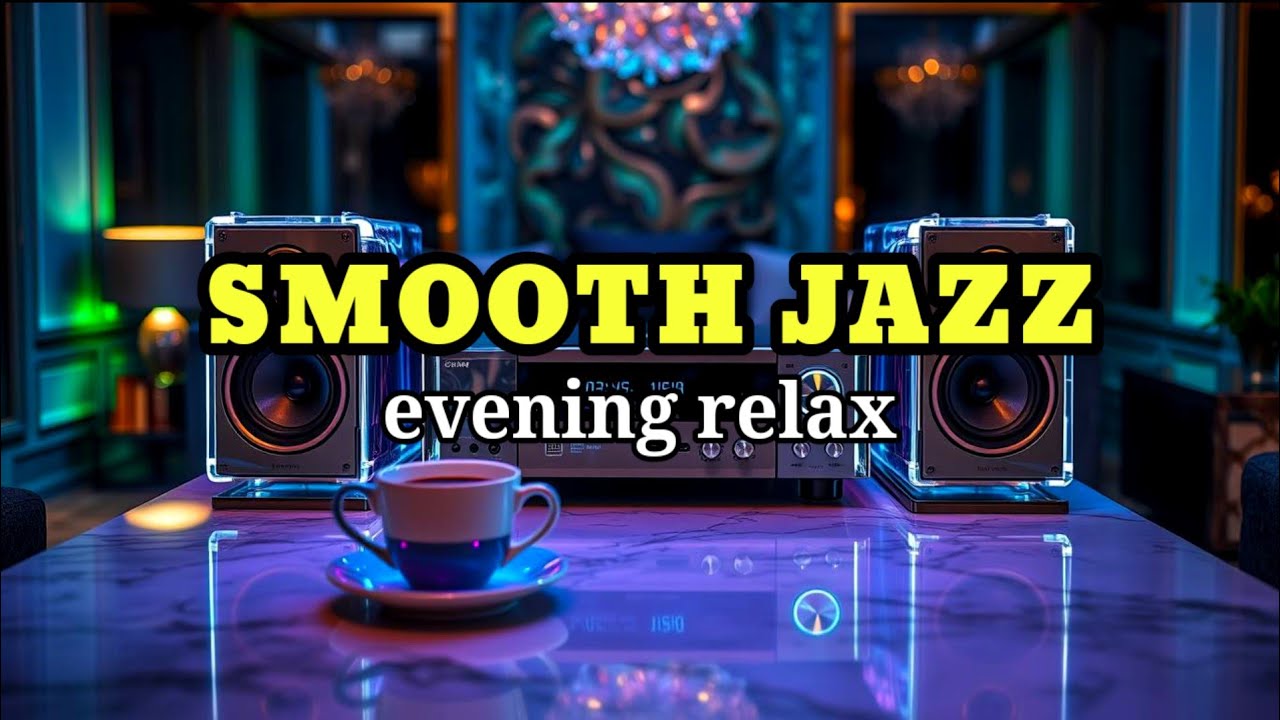 Smooth Jazz Evening Relax 🌆 Cozy Instrumental for insomnia & Calm Mood