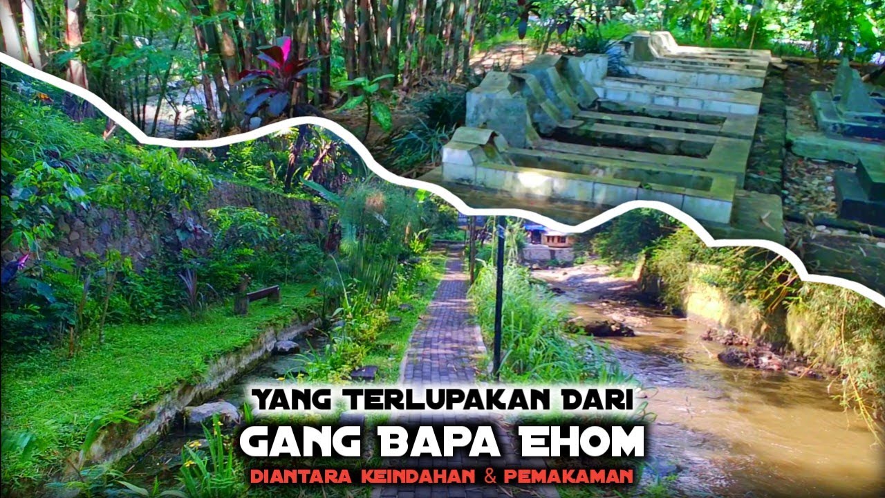 RAHASIA Dibalik KEINDAHAN GANG BAPA EHOM Ternyata banyak makam yang ditemui sampai ujung perjalanan