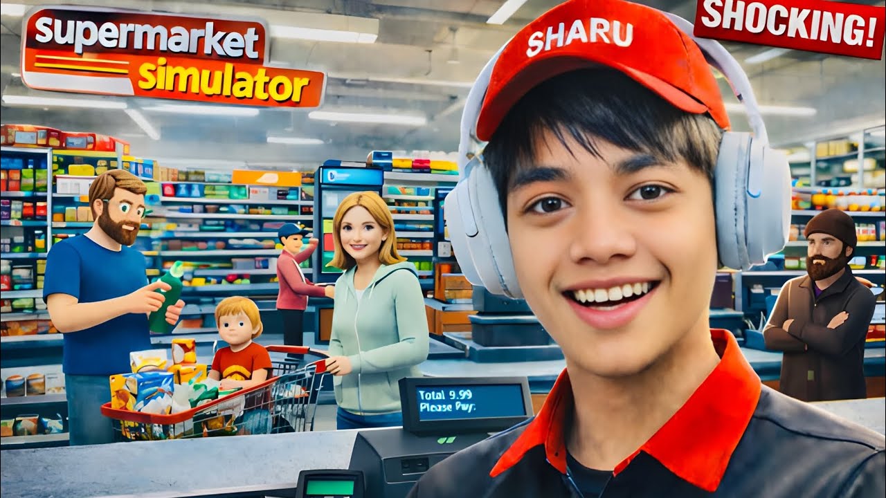 SUPERMARKET SIULATOR START [Sharu gaming X]