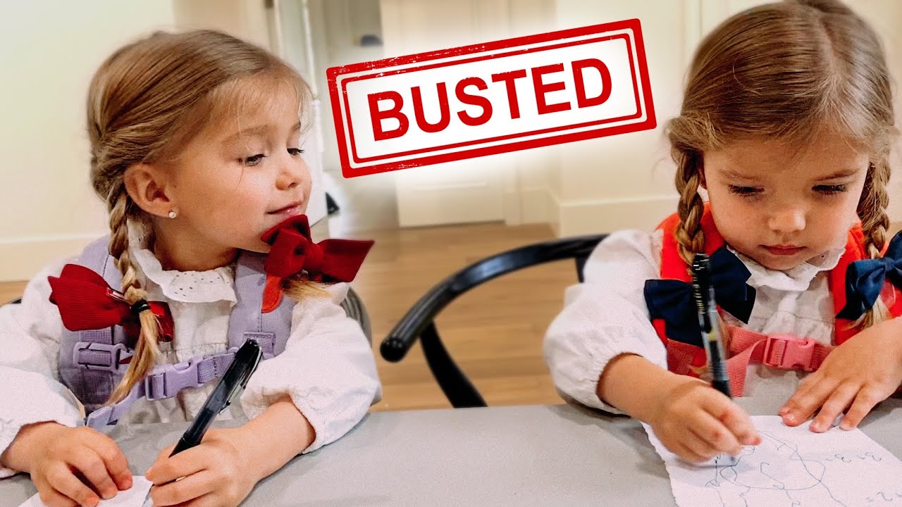 TWINS QUARANTINE HOME SCHOOL ROUTINE *SHE CHEATS!!*