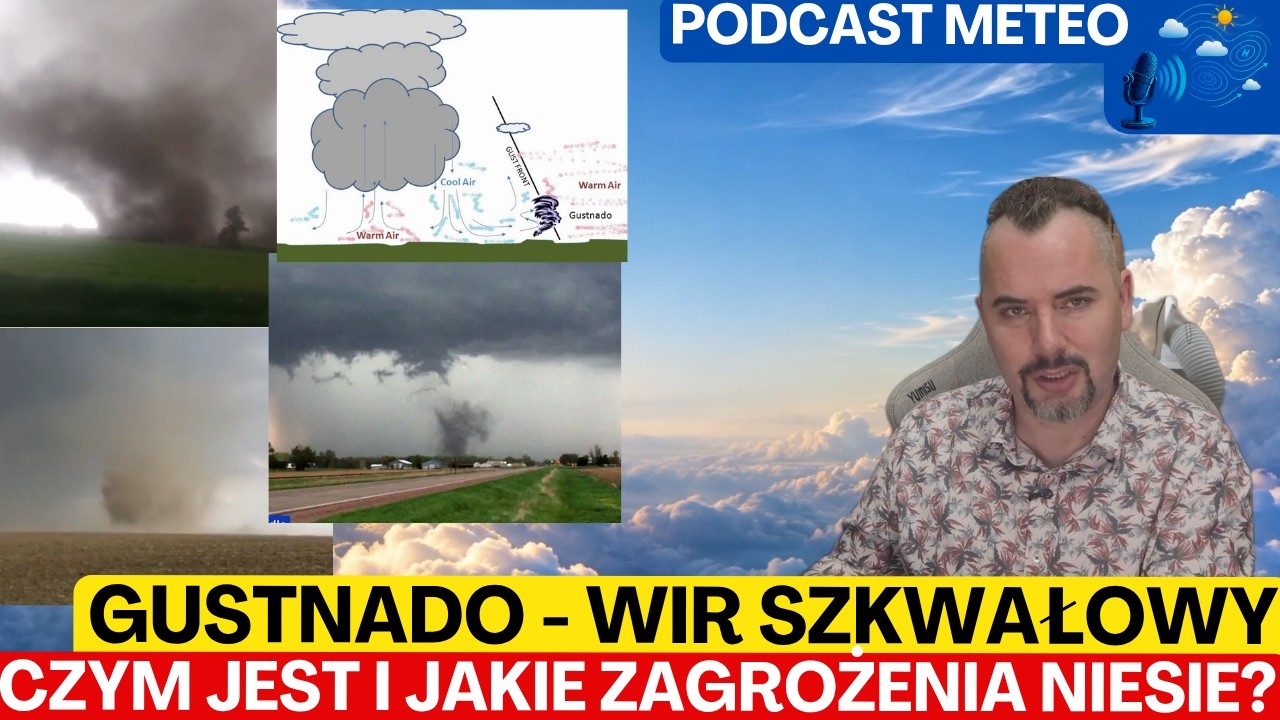 Gustnado - czym jest, jak powstaje i czy naprawdę jest groźne? Podcast meteo