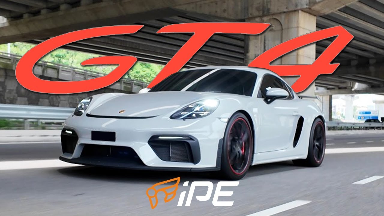 SCREAMING WHITE PORSCHE 718 GT4 IPE TITANIUM EXHAUST MALAYSIA | 8000RPM FLATSIX SOLID SOUND SETUP