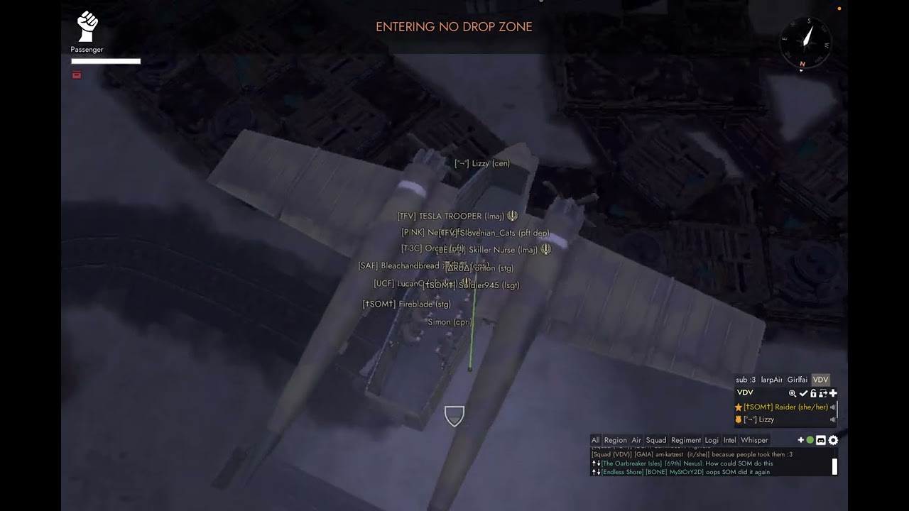 SAS glider tactics (-5 bombers)