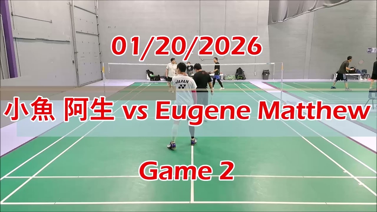 01/20/2026 小魚 阿生 vs Eugene Matthew Games 1 & 2