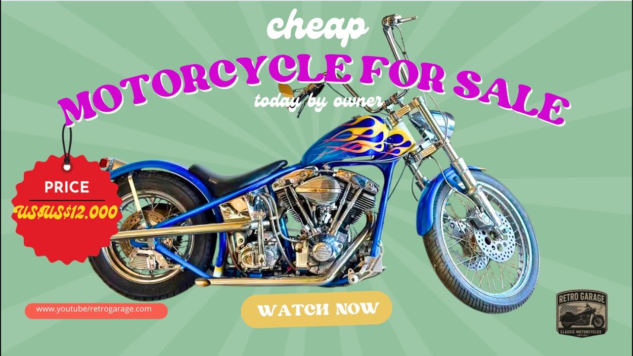 Top 10 classic motorcycle Harley Davidson sale today by ownwer