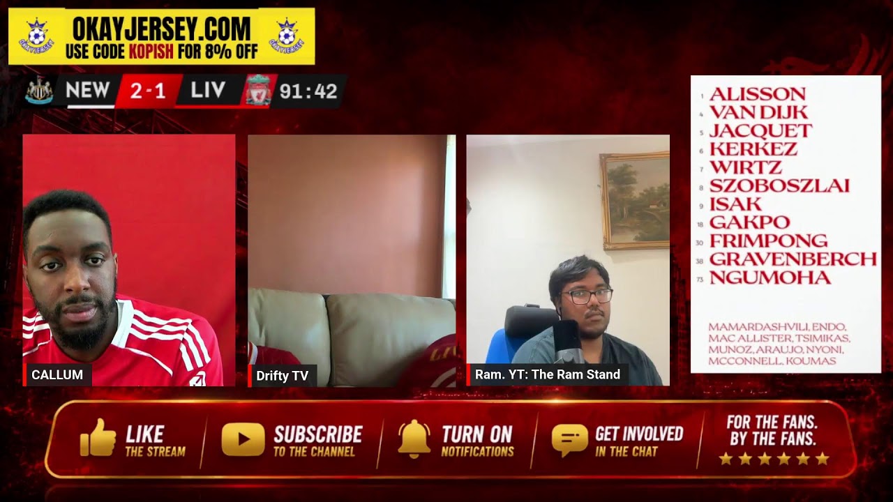 NEWCASTLE UNITED VS LIVERPOOL | PREMIER LEAGUE LIVE WATCHALONG