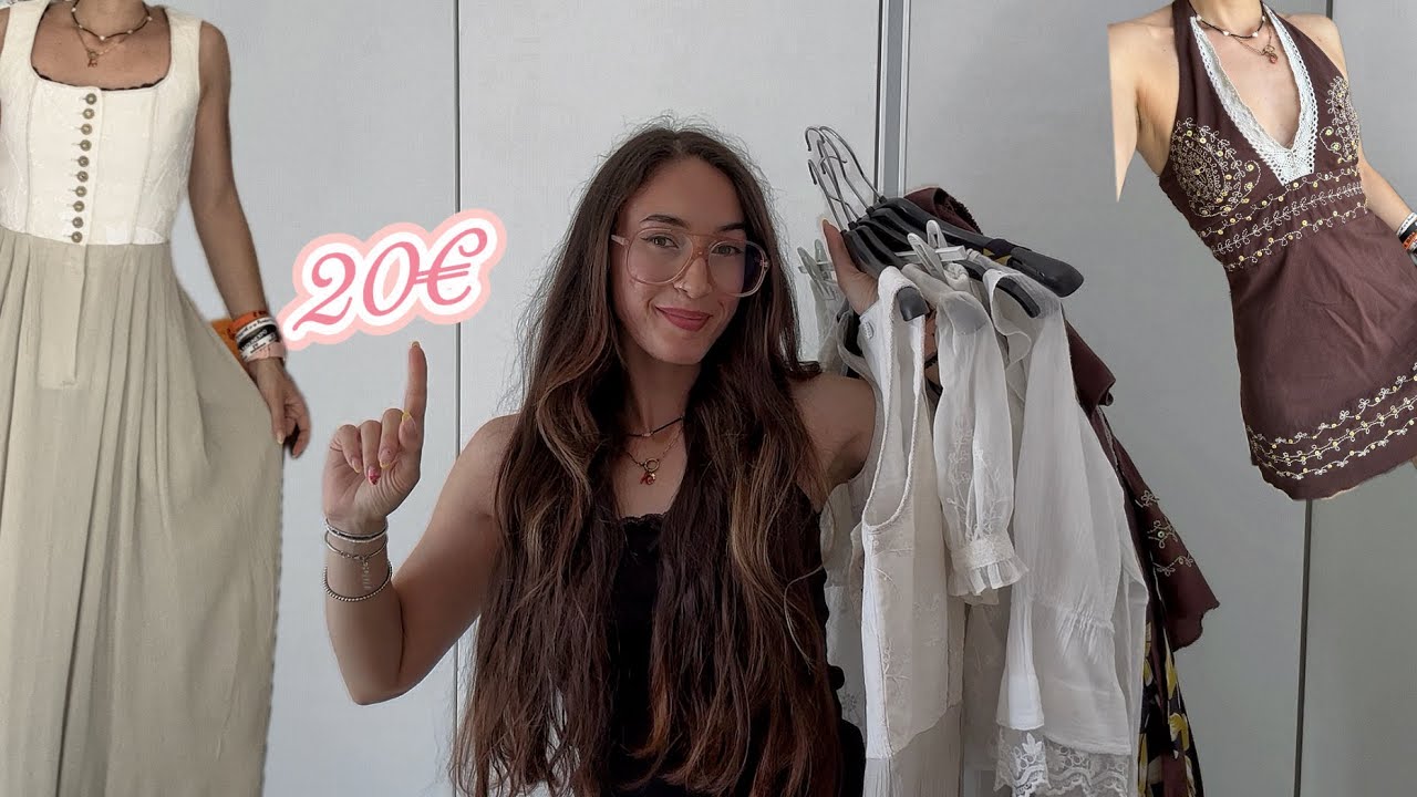 Tutto quello che ho acquistato con 20 euro al mercato👗💸
