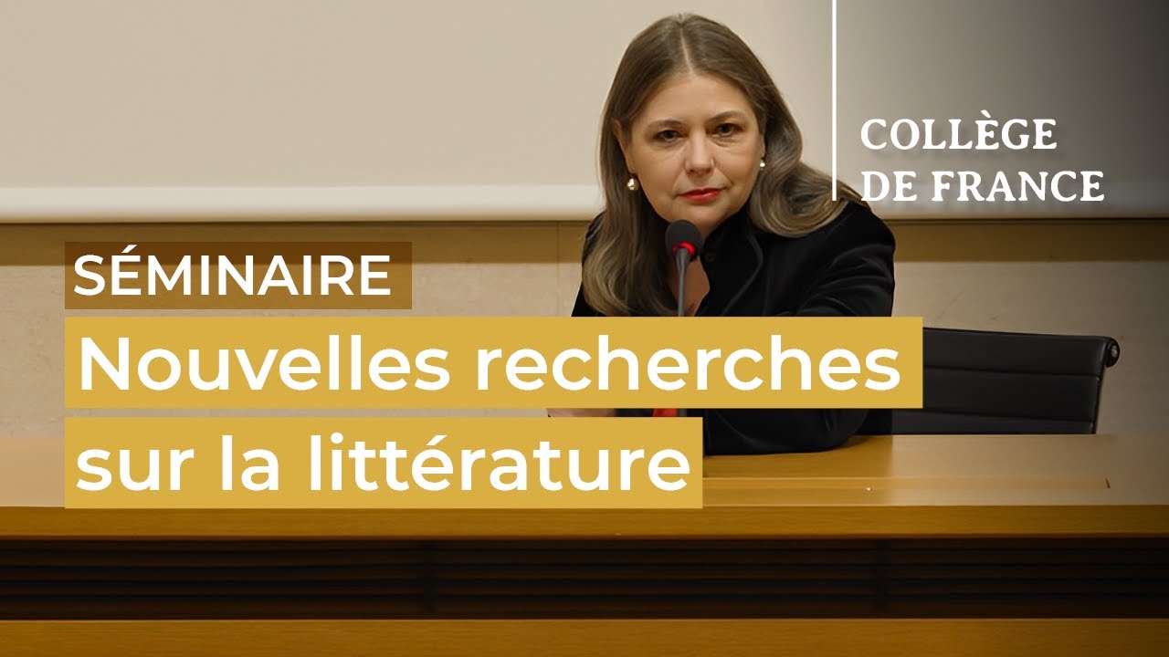 Nouvelles recherches sur la littérature (6) - William Marx (2022-2023)