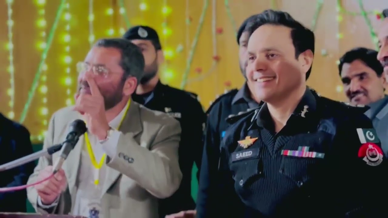 CCPO Dr Mian Saeed Ahmad visit Government College Peshawar 