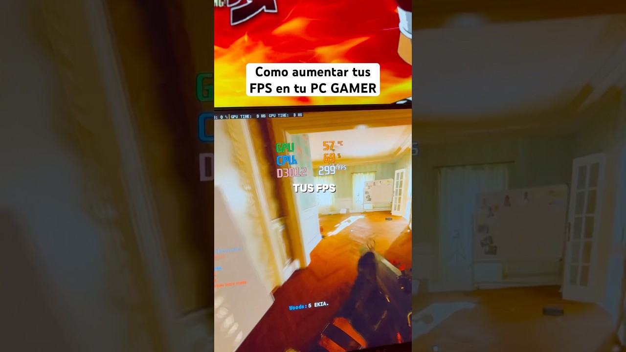 C&oacute;mo aumentar tus FPS en cualquier juego #pctips #techtips #pcgamer #gamingpc