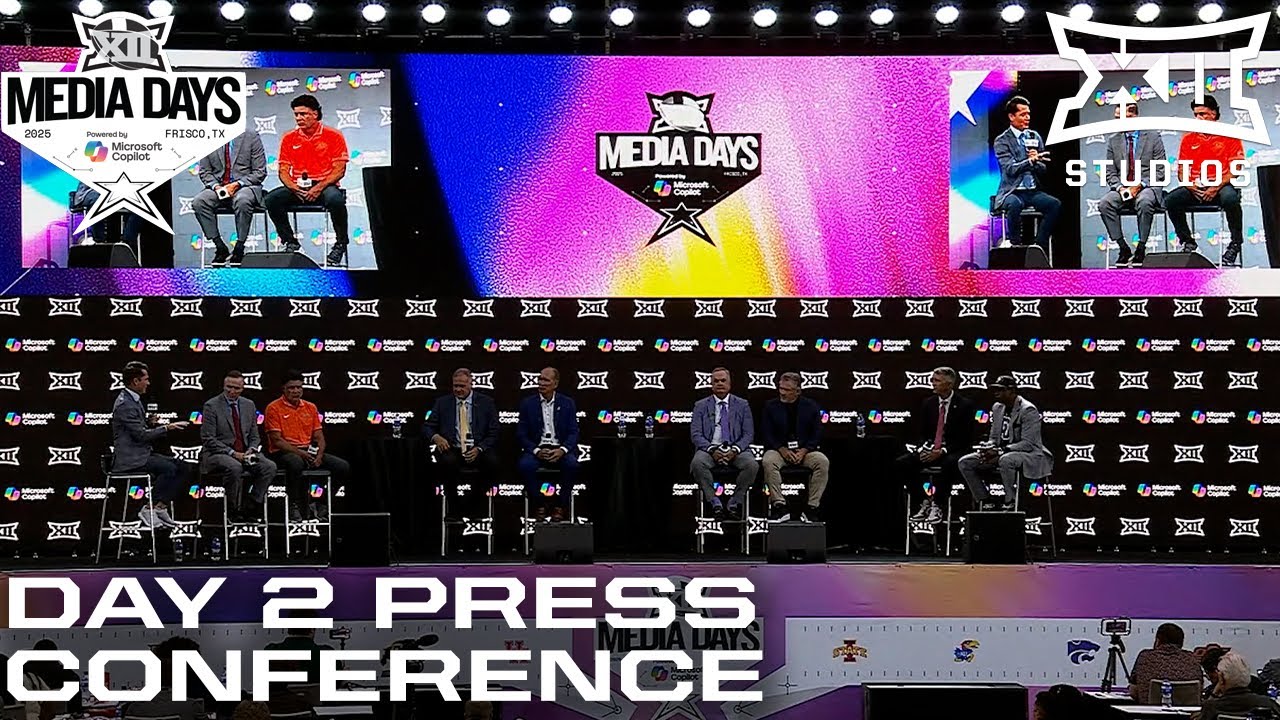 Big 12 Football Coaches Roundtable | 2025 Big 12 Football Media Days Powered by Microsoft Copilot