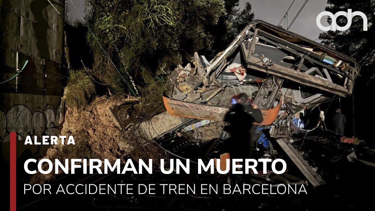 🚨&iexcl;&Uacute;ltima Hora! Confirman un muerto por choque de tren en Barcelona