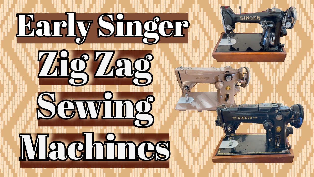 Vintage Singer Zig Zag Sewing Machines