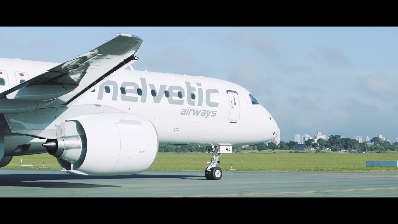 Visit the brand new Embraer E195-E2 | Helvetic Airways